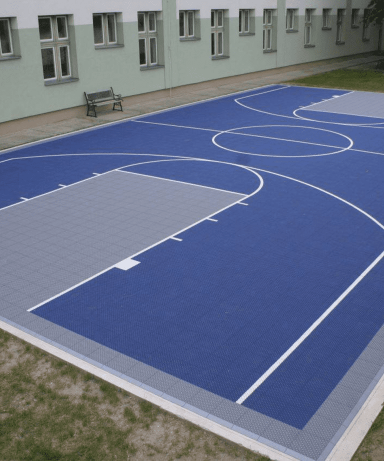 indoor basketball court